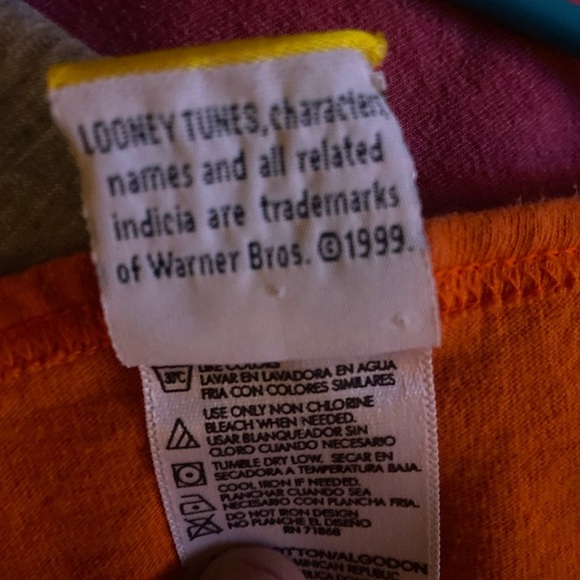 Vintage 1999 Halloween Looney Tunes Tweety and Sylvester T-Shirt Women’s 3XL - Picture 6 of 6